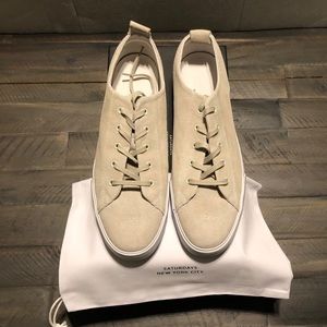 Saturday’s New York City Mike Ivory Suede Sneaker